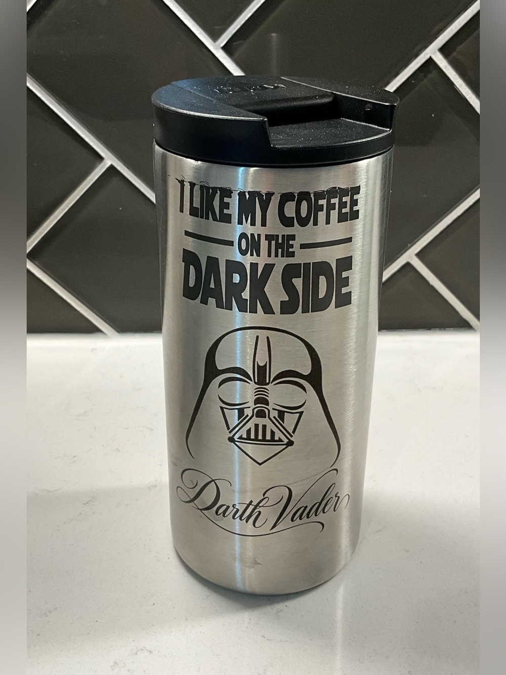 Darth Vader "I Like My Coffee On The Dark Side" Kodi Mug - 16 oz NWT